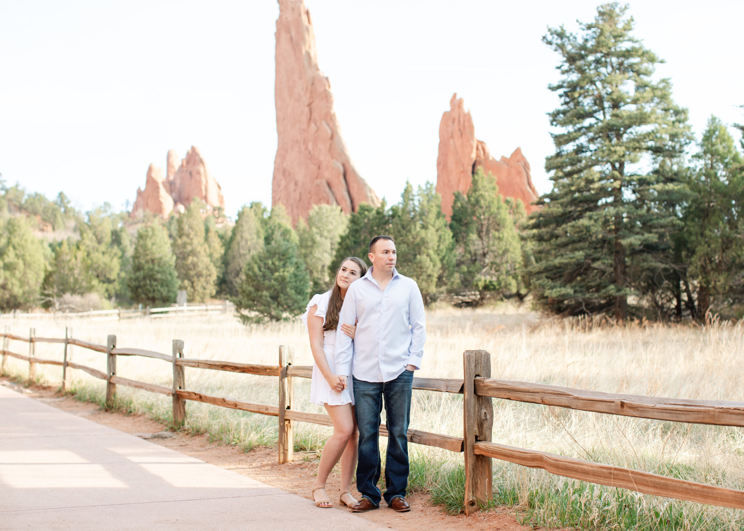 Colorado engagement session at Garden of the Gods
